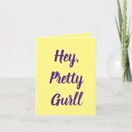 Flickans femte födelsedag tack kort