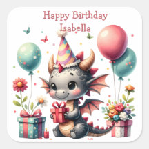 Flickans Födelsedagsfest av draken