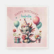 Flickans Födelsedagsfest av draken