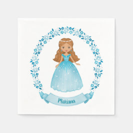 Flickans Födelsedagsfest Pappersservett