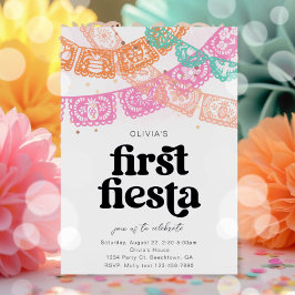 Flickans första inbjudan till Fiesta-födelsedag
