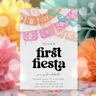 Flickans första inbjudan till Fiesta-födelsedag
