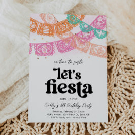 Flickans inbjudan till Fiesta Birthday