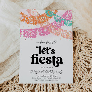 Flickans inbjudan till Fiesta Birthday