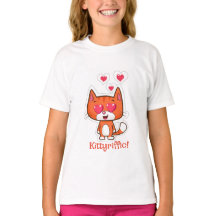 Flickans Kitten Cotton T-Shirt | BARN