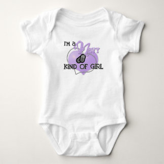 Flickans marintyp t-shirt