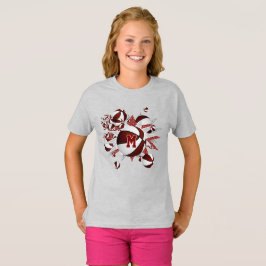 Flickans mårkorgar och stjärnor t shirt