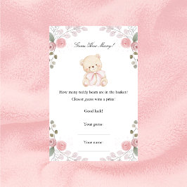 Flickans Nalle gissar hur många babyskor som spela