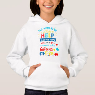 Flickans Pullover Hoodie T Shirt