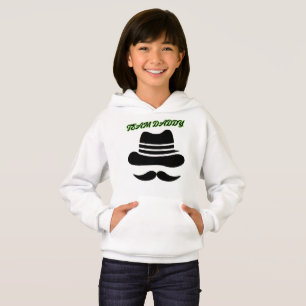 Flickans Pullover Hoodie T Shirt