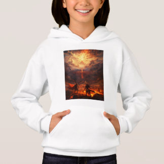 Flickans Pullover Hoodie 👧 T Shirt