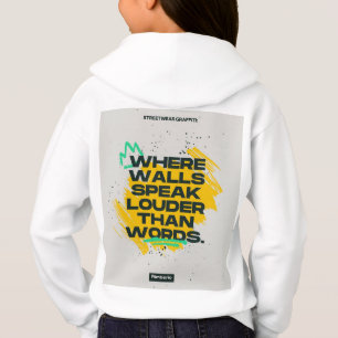 Flickans Pullover Hoodie T Shirt