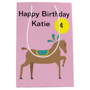 Flickans redigerbara söta tecknad hästålder