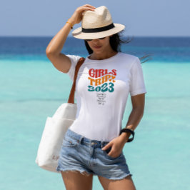 Flickans Resa 2023 Anpassade Färg och text T Shirt