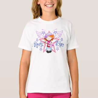 Flickans Rockstjärna T-shirt