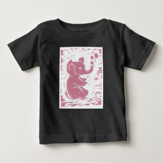 Flickans Rosa Elephant Baby aparel Tee