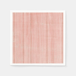 Flickans Rustic Rosa Wood Shabby chic Tea Party Pappersservett