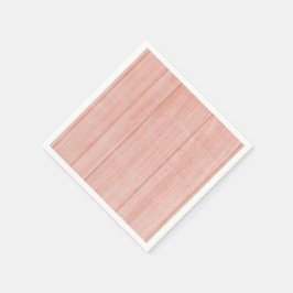 Flickans Rustic Rosa Wood Shabby chic Tea Party Pappersservett