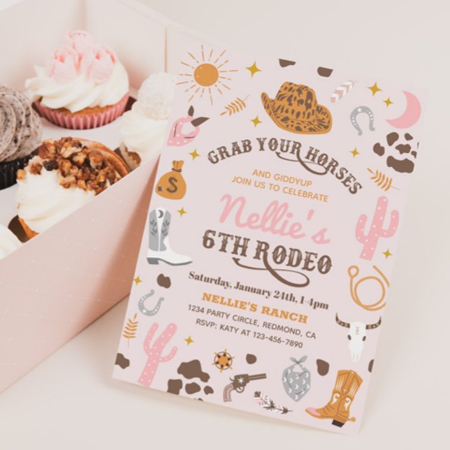 Flickans Westerna inbjudan | Kinesisk inbjudan (Skapare uppladdad)