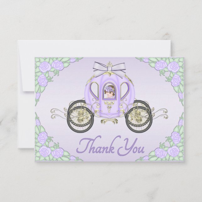 FlickaPrincess Arbeta som privatlärare åt och Tack Kort (Framsida)