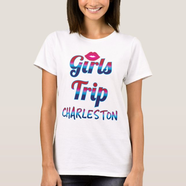 Flickaresa Charleston T Shirt (Framsida)