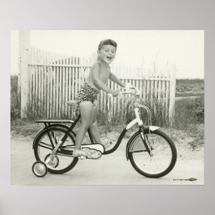 Flickaridningcykel Poster