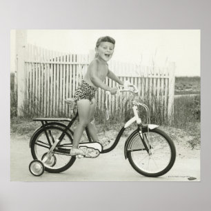 Flickaridningcykel Poster