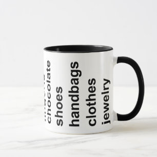 Flickasakersvart Mugg
