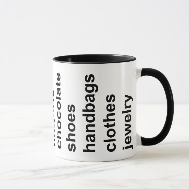Flickasakersvart Mugg (Höger)