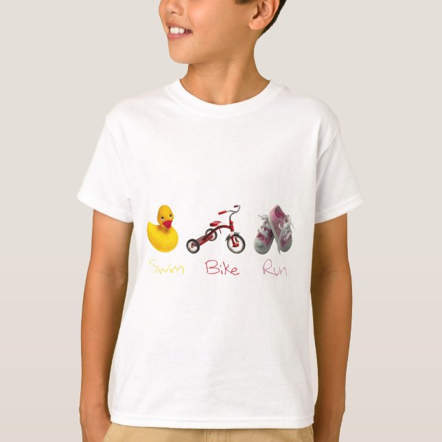 FlickasimmaBiek springa Tee (Framsida)