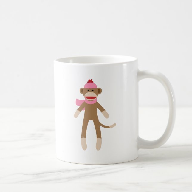 flickasock monkey kaffemugg (Höger)