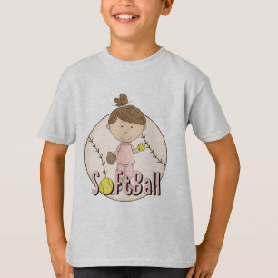 FlickasoftballT-tröja och gåvor Tee Shirt