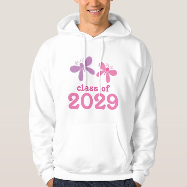 Flickastudentengåva 2029 sweatshirt (Framsida)