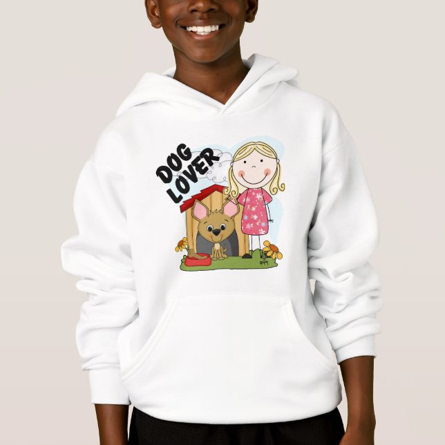 FlickaT-tröja och gåvor för hund älskare blonda Tee Shirt (Framsida)
