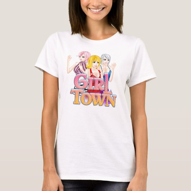 FlickaTownutslagsplats T-shirt (Framsida)