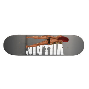 FlickaVillainSkateboard Skateboard Bräda 20,5 Cm