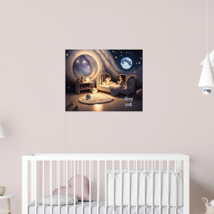 Flickbögar i månljus och vid starlight, anpassning poster