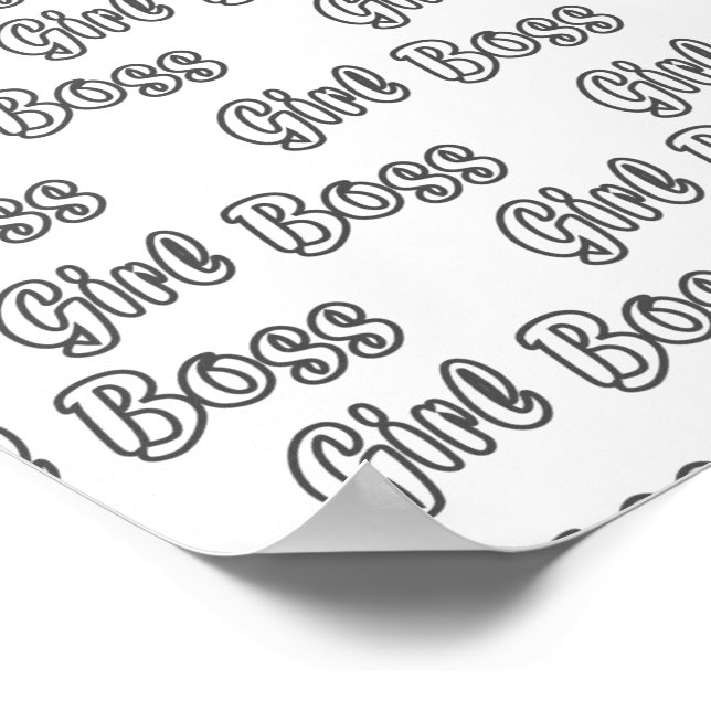 Flickboss Empowerad kvinnlig entreprenör Poster (Hörn)