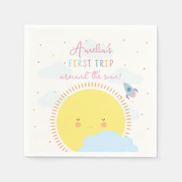 Flickcute 1:a Resa runt sommardagen i Sol Pappersservett