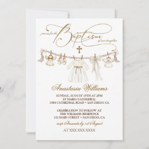 Flickdop dopinvitation inbjudningar