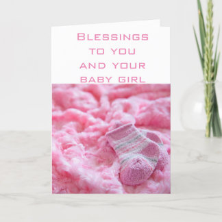 Flickdusch för mitt hälsningskort kort