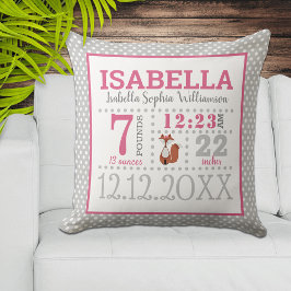 Flickebarnd annonsering kudde