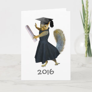 Flickekorre Studenten 2016-kort Kort