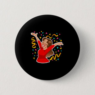 Flickempowerment Sticker Knapp