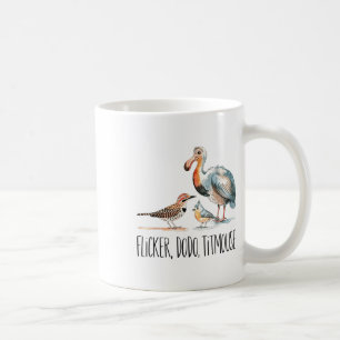 Flicker Dodo Titmus Apparel Bird Nerd Wildlife B Kaffemugg