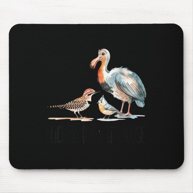 Flicker Dodo Titmus Apparel Bird Nerd Wildlife B Musmatta (Framsidan)