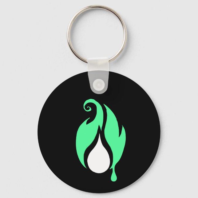Flickerfluid™ / Fat Bat Double-Sided Keychain Nyckelring (Framsida)