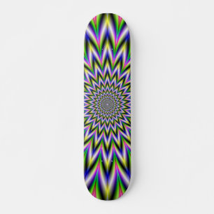 Flickering Star Mini Skateboard Bräda 18,5 Cm