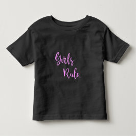 Flickerregel - Rosa Text inspirationsljud T Shirt