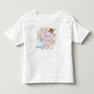 Flickfödelsedag Alice i Wonderland Småbarn T-shirt